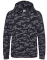 Kinder Camouflage Hoodie AWDis JH014J Black Camo